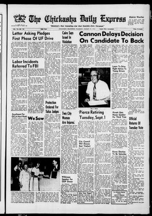 The Chickasha Daily Express (Chickasha, Okla.), Vol. 78, No. 161, Ed. 1 Thursday, August 27, 1970