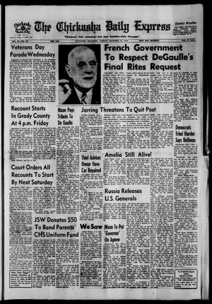 The Chickasha Daily Express (Chickasha, Okla.), Vol. 78, No. 228, Ed. 1 Tuesday, November 10, 1970
