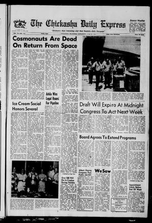 Primary view of object titled 'The Chickasha Daily Express (Chickasha, Okla.), Vol. 79, No. 114, Ed. 1 Wednesday, June 30, 1971'.