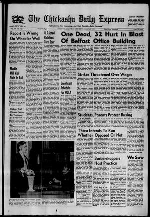 The Chickasha Daily Express (Chickasha, Okla.), Vol. 79, No. 162, Ed. 1 Wednesday, August 25, 1971