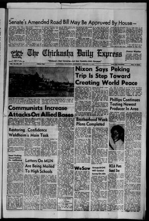 The Chickasha Daily Express (Chickasha, Okla.), Vol. 79, No. 295, Ed. 1 Wednesday, February 9, 1972