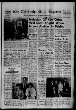 Primary view of object titled 'The Chickasha Daily Express (Chickasha, Okla.), Vol. 79, No. 304, Ed. 1 Sunday, February 20, 1972'.