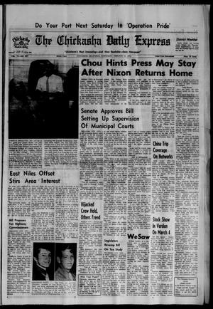 The Chickasha Daily Express (Chickasha, Okla.), Vol. 79, No. 307, Ed. 1 Wednesday, February 23, 1972