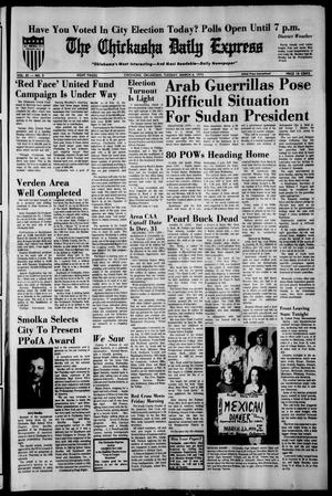 The Chickasha Daily Express (Chickasha, Okla.), Vol. 81, No. 2, Ed. 1 Tuesday, March 6, 1973