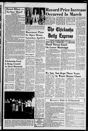 Primary view of object titled 'The Chickasha Daily Express (Chickasha, Okla.), Vol. 81, No. 26, Ed. 1 Thursday, April 5, 1973'.