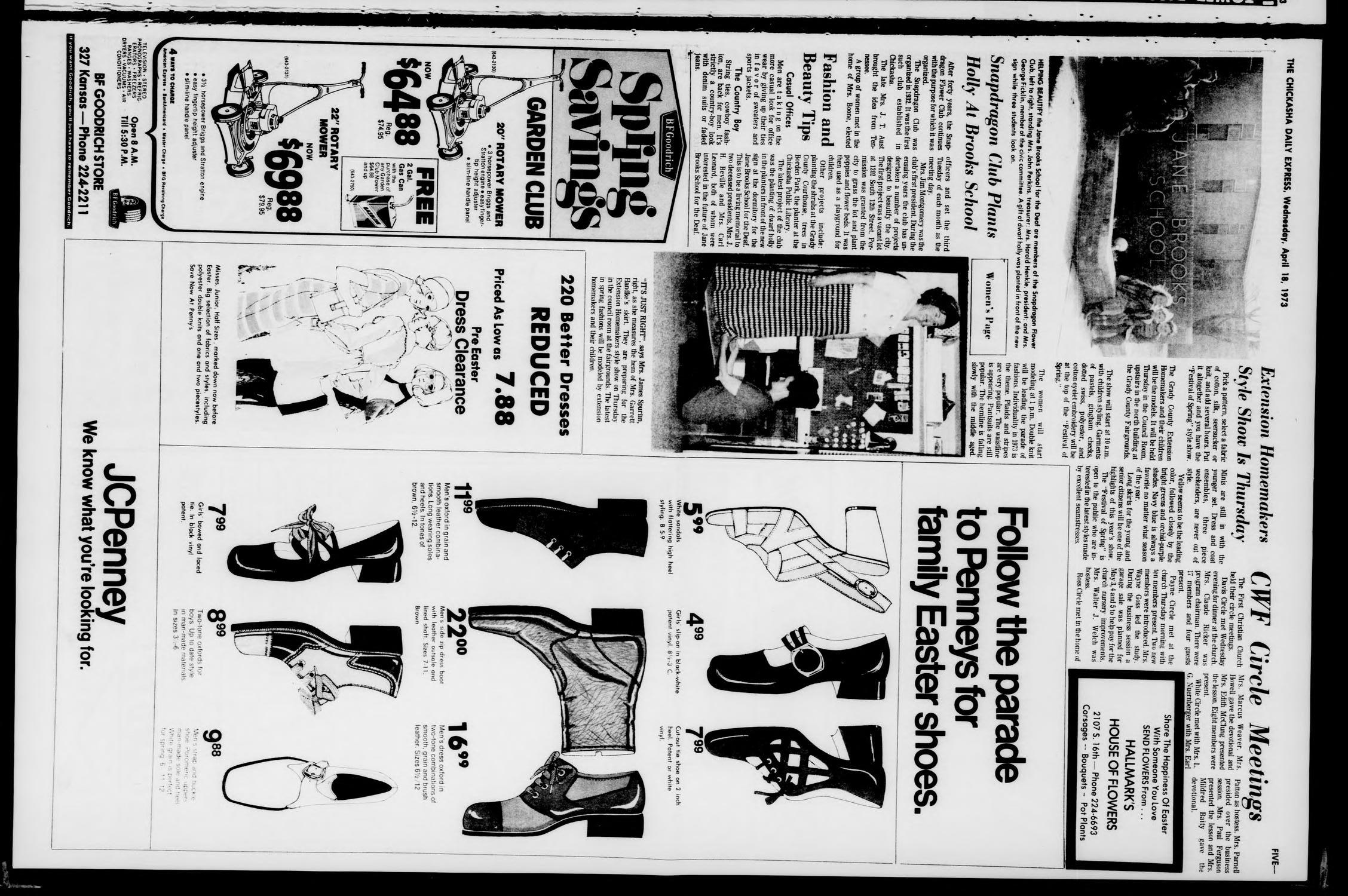 The Chickasha Daily Express (Chickasha, Okla.), Vol. 81, No. 37, Ed. 1 Wednesday, April 18, 1973
                                                
                                                    [Sequence #]: 5 of 24
                                                
