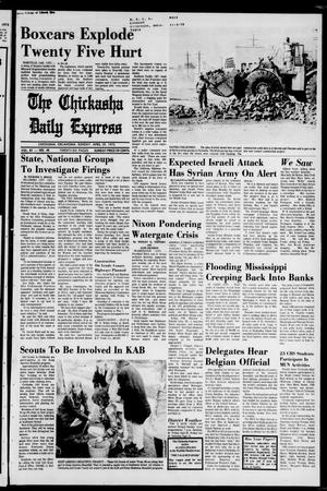 Primary view of object titled 'The Chickasha Daily Express (Chickasha, Okla.), Vol. 81, No. 46, Ed. 1 Sunday, April 29, 1973'.