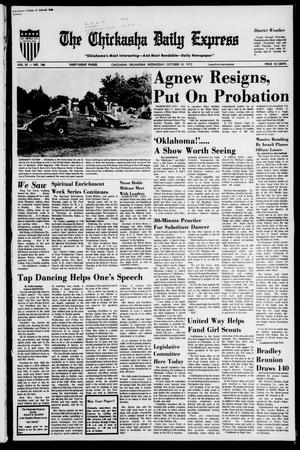 The Chickasha Daily Express (Chickasha, Okla.), Vol. 81, No. 186, Ed. 1 Wednesday, October 10, 1973