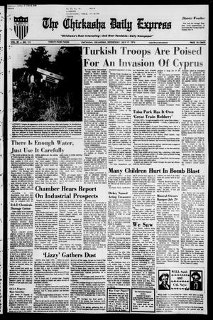 The Chickasha Daily Express (Chickasha, Okla.), Vol. 82, No. 111, Ed. 1 Wednesday, July 17, 1974