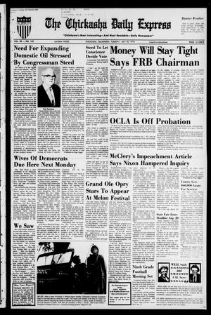 The Chickasha Daily Express (Chickasha, Okla.), Vol. 82, No. 122, Ed. 1 Tuesday, July 30, 1974