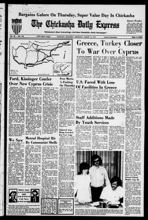 The Chickasha Daily Express (Chickasha, Okla.), Vol. 82, No. 135, Ed. 1 Wednesday, August 14, 1974