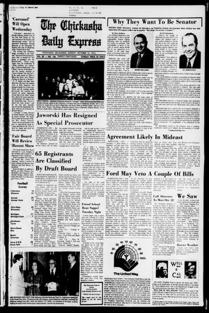 The Chickasha Daily Express (Chickasha, Okla.), Vol. 82, No. 186, Ed. 1 Sunday, October 13, 1974