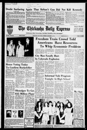 The Chickasha Daily Express (Chickasha, Okla.), Vol. 82, No. 244, Ed. 1 Thursday, December 19, 1974