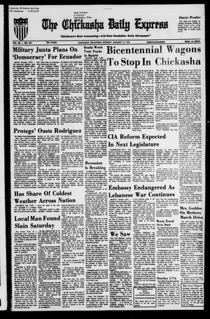 The Chickasha Daily Express (Chickasha, Okla.), Vol. 83, No. 261, Ed. 1 Monday, January 12, 1976