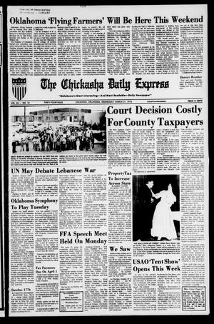 The Chickasha Daily Express (Chickasha, Okla.), Vol. 84, No. 16, Ed. 1 Wednesday, March 31, 1976