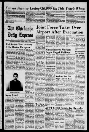 Primary view of object titled 'The Chickasha Daily Express (Chickasha, Okla.), Vol. 84, No. 86, Ed. 1 Monday, June 21, 1976'.