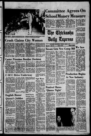 The Chickasha Daily Express (Chickasha, Okla.), Vol. 85, No. 74, Ed. 1 Tuesday, June 7, 1977