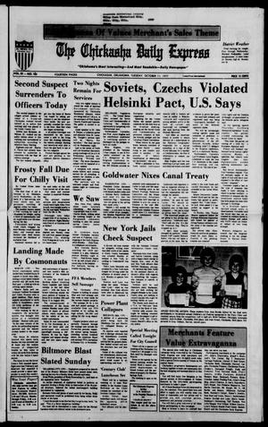 The Chickasha Daily Express (Chickasha, Okla.), Vol. 85, No. 183, Ed. 1 Tuesday, October 11, 1977