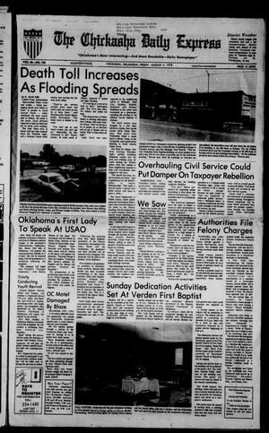 Primary view of object titled 'The Chickasha Daily Express (Chickasha, Okla.), Vol. 86, No. 128, Ed. 1 Friday, August 4, 1978'.