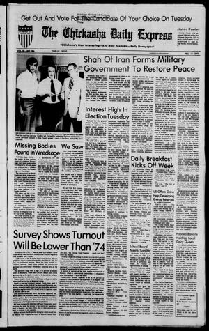 Primary view of object titled 'The Chickasha Daily Express (Chickasha, Okla.), Vol. 86, No. 206, Ed. 1 Monday, November 6, 1978'.