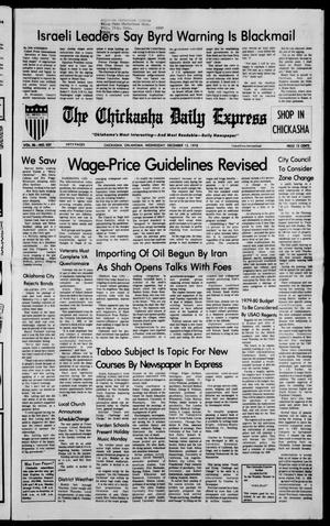 Primary view of The Chickasha Daily Express (Chickasha, Okla.), Vol. 86, No. 237, Ed. 1 Wednesday, December 13, 1978
