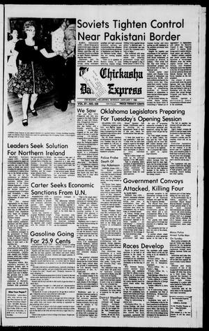 Primary view of object titled 'The Chickasha Daily Express (Chickasha, Okla.), Vol. 87, No. 250, Ed. 1 Monday, January 7, 1980'.