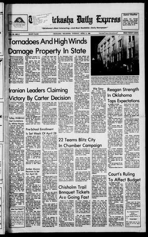 The Chickasha Daily Express (Chickasha, Okla.), Vol. 88, No. 8, Ed. 1 Tuesday, April 8, 1980