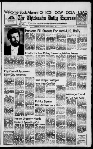 The Chickasha Daily Express (Chickasha, Okla.), Vol. 88, No. 11, Ed. 1 Friday, April 11, 1980