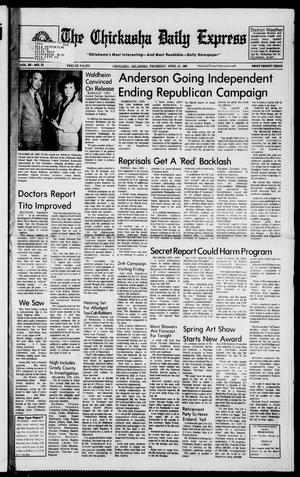 The Chickasha Daily Express (Chickasha, Okla.), Vol. 88, No. 22, Ed. 1 Thursday, April 24, 1980