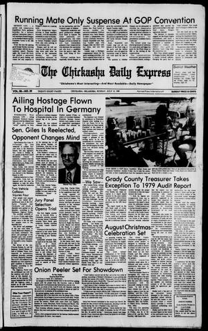 The Chickasha Daily Express (Chickasha, Okla.), Vol. 88, No. 89, Ed. 1 Sunday, July 13, 1980