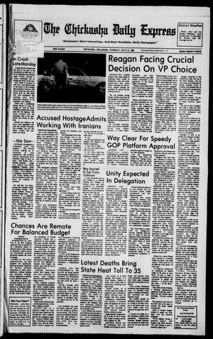 The Chickasha Daily Express (Chickasha, Okla.), Vol. 88, No. 91, Ed. 1 Tuesday, July 15, 1980