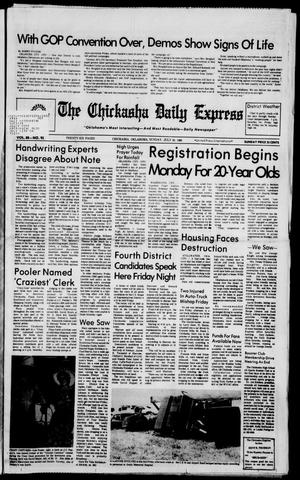 The Chickasha Daily Express (Chickasha, Okla.), Vol. 88, No. 95, Ed. 1 Sunday, July 20, 1980