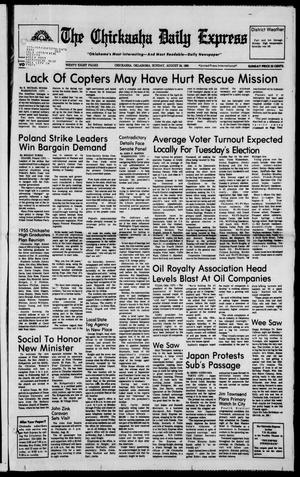 The Chickasha Daily Express (Chickasha, Okla.), Vol. 88, No. 127, Ed. 1 Sunday, August 24, 1980