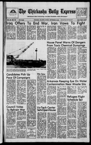 The Chickasha Daily Express (Chickasha, Okla.), Vol. 88, No. 158, Ed. 1 Monday, September 29, 1980