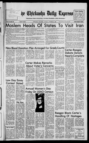 The Chickasha Daily Express (Chickasha, Okla.), Vol. 88, No. 178, Ed. 1 Tuesday, October 21, 1980