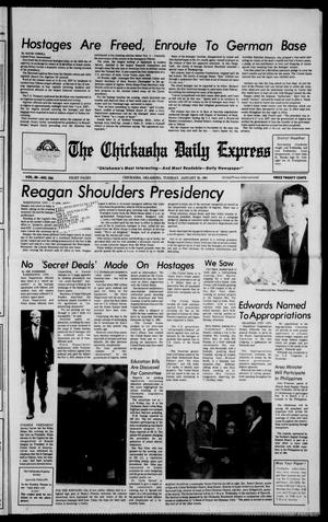 The Chickasha Daily Express (Chickasha, Okla.), Vol. 88, No. 256, Ed. 1 Tuesday, January 20, 1981