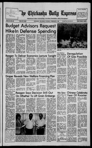 The Chickasha Daily Express (Chickasha, Okla.), Vol. 88, No. 270, Ed. 1 Thursday, February 5, 1981