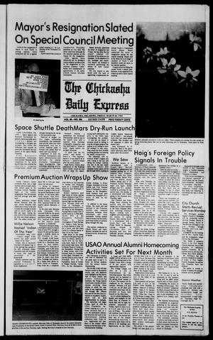 The Chickasha Daily Express (Chickasha, Okla.), Vol. 88, No. 306, Ed. 1 Friday, March 20, 1981