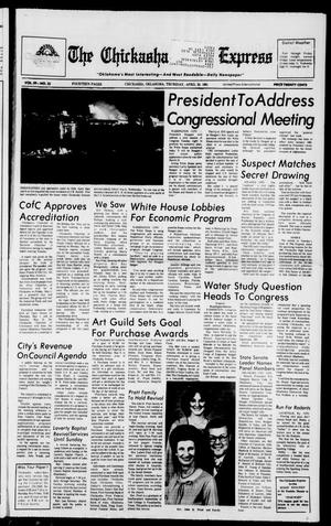 Primary view of object titled 'The Chickasha Daily Express (Chickasha, Okla.), Vol. 89, No. 23, Ed. 1 Thursday, April 23, 1981'.