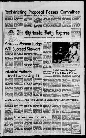 The Chickasha Daily Express (Chickasha, Okla.), Vol. 89, No. 88, Ed. 1 Tuesday, July 7, 1981