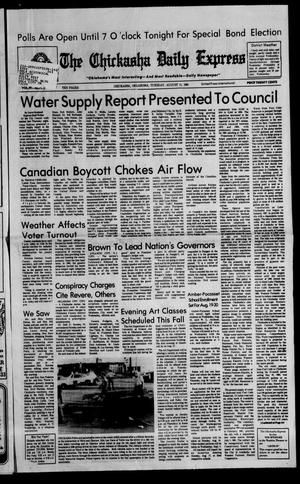 The Chickasha Daily Express (Chickasha, Okla.), Vol. 99, No. 119, Ed. 1 Tuesday, August 11, 1981