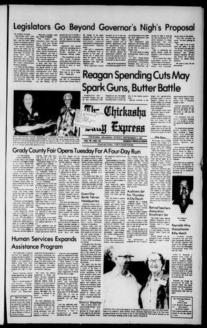 The Chickasha Daily Express (Chickasha, Okla.), Vol. 99, No. 141, Ed. 1 Sunday, September 6, 1981