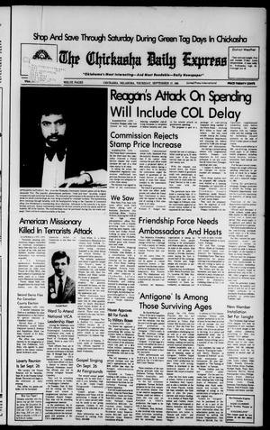 The Chickasha Daily Express (Chickasha, Okla.), Vol. 99, No. 151, Ed. 1 Thursday, September 17, 1981