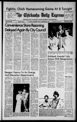 Primary view of object titled 'The Chickasha Daily Express (Chickasha, Okla.), Vol. 99, No. 158, Ed. 1 Friday, September 25, 1981'.