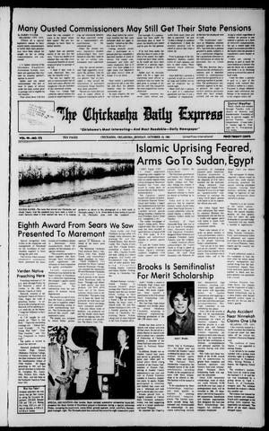 The Chickasha Daily Express (Chickasha, Okla.), Vol. 99, No. 172, Ed. 1 Monday, October 12, 1981
