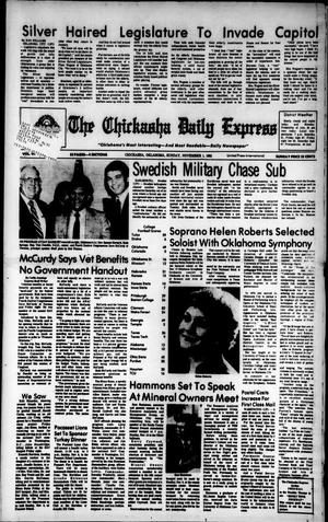 The Chickasha Daily Express (Chickasha, Okla.), Vol. 99, No. 189, Ed. 1 Sunday, November 1, 1981