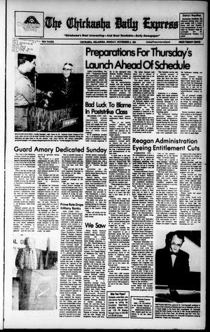 The Chickasha Daily Express (Chickasha, Okla.), Vol. 99, No. 196, Ed. 1 Monday, November 9, 1981