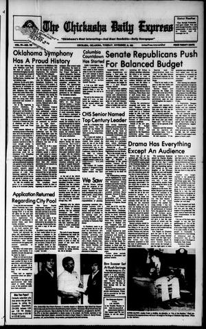 The Chickasha Daily Express (Chickasha, Okla.), Vol. 99, No. 197, Ed. 1 Tuesday, November 10, 1981