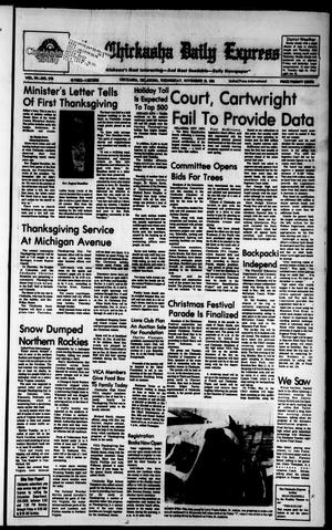 The Chickasha Daily Express (Chickasha, Okla.), Vol. 99, No. 210, Ed. 1 Wednesday, November 25, 1981