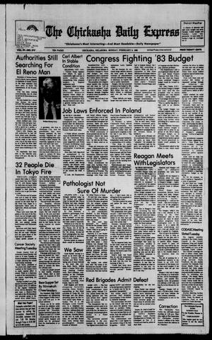 The Chickasha Daily Express (Chickasha, Okla.), Vol. 99, No. 275, Ed. 1 Monday, February 8, 1982